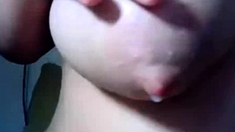 Milk filled tits squirt