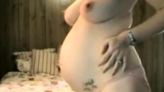 Pregnant girl humiliates her husband on webcam
