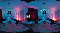 Intimate Encounter at the Onyx Spa - big naturals on POV VR