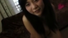 Adorable Asian Girl Rips A Loud Fart!